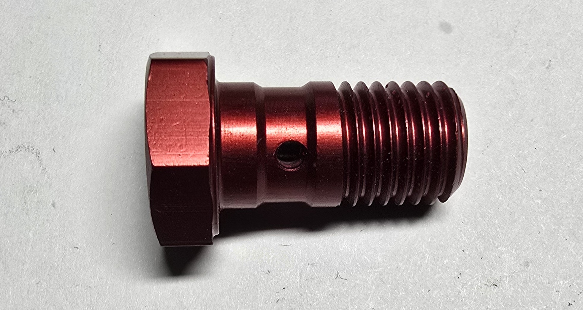 Žarnelės prijungimo varžtas Diam. ø 10x1,25 Aluminium Red