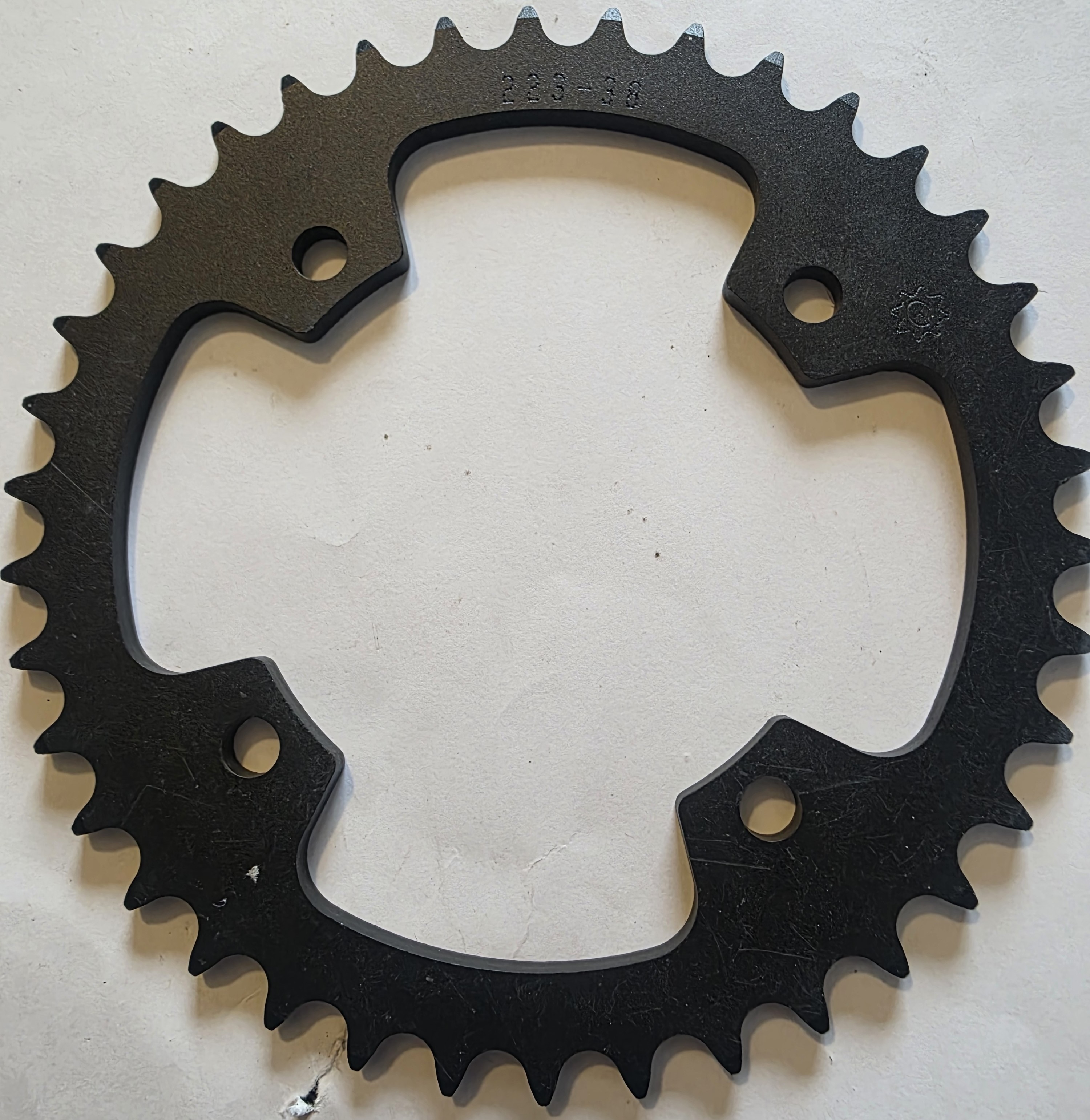 Galinė žvaigždė KAWASAKI KFX450 '07-12, metalinė, 38dantų